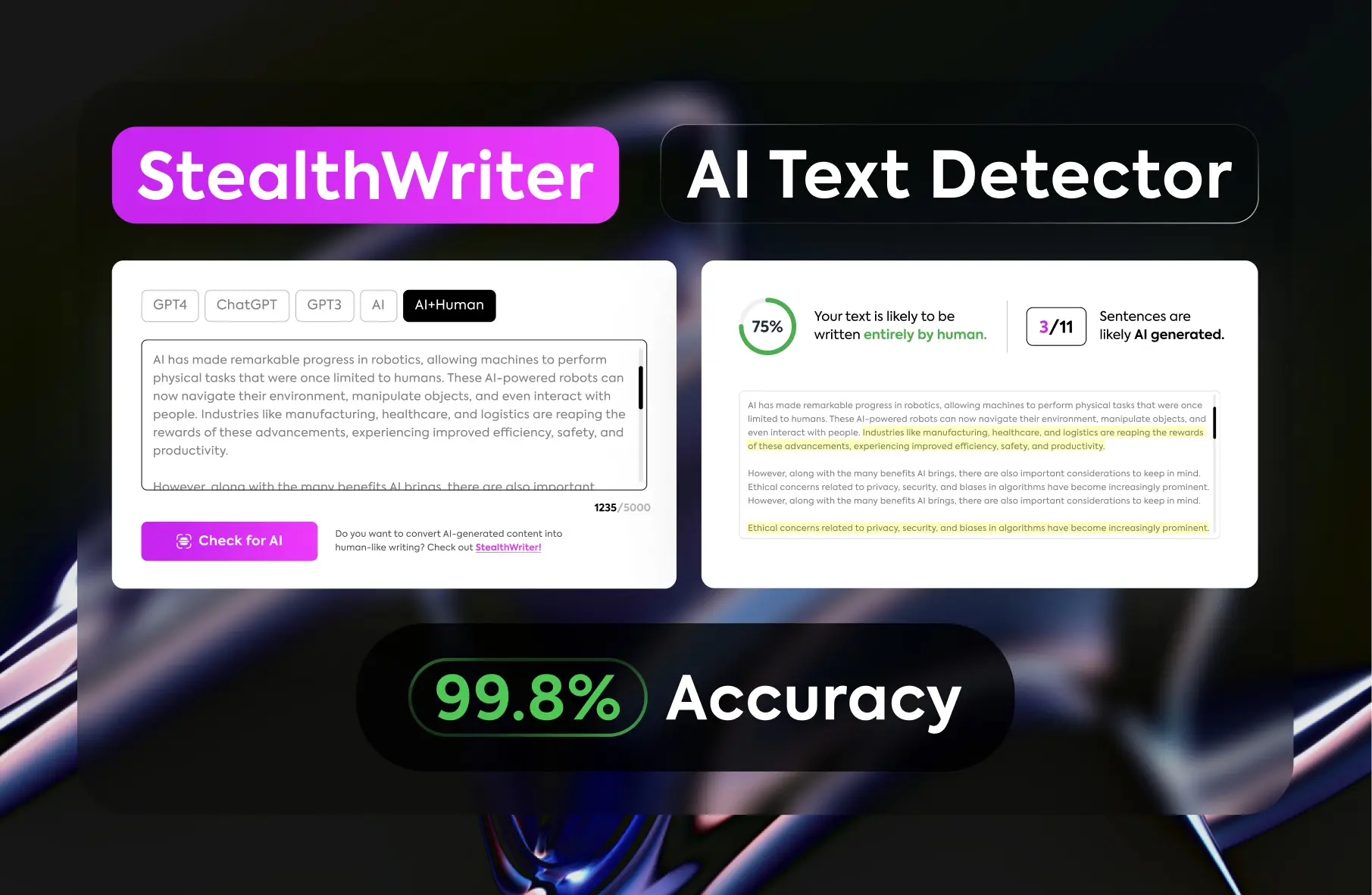 Text Manipulation, How to Not Get Detected by AI Detector