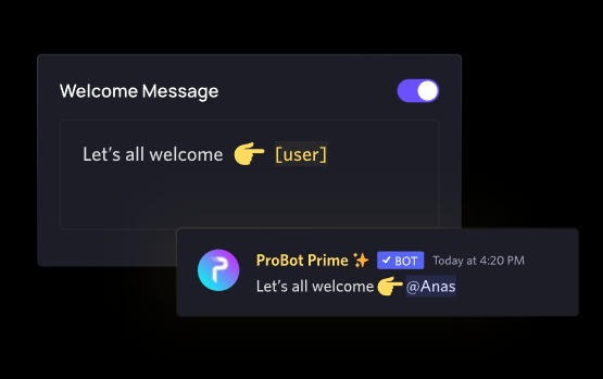 How to Set a Welcome Message with ProBot