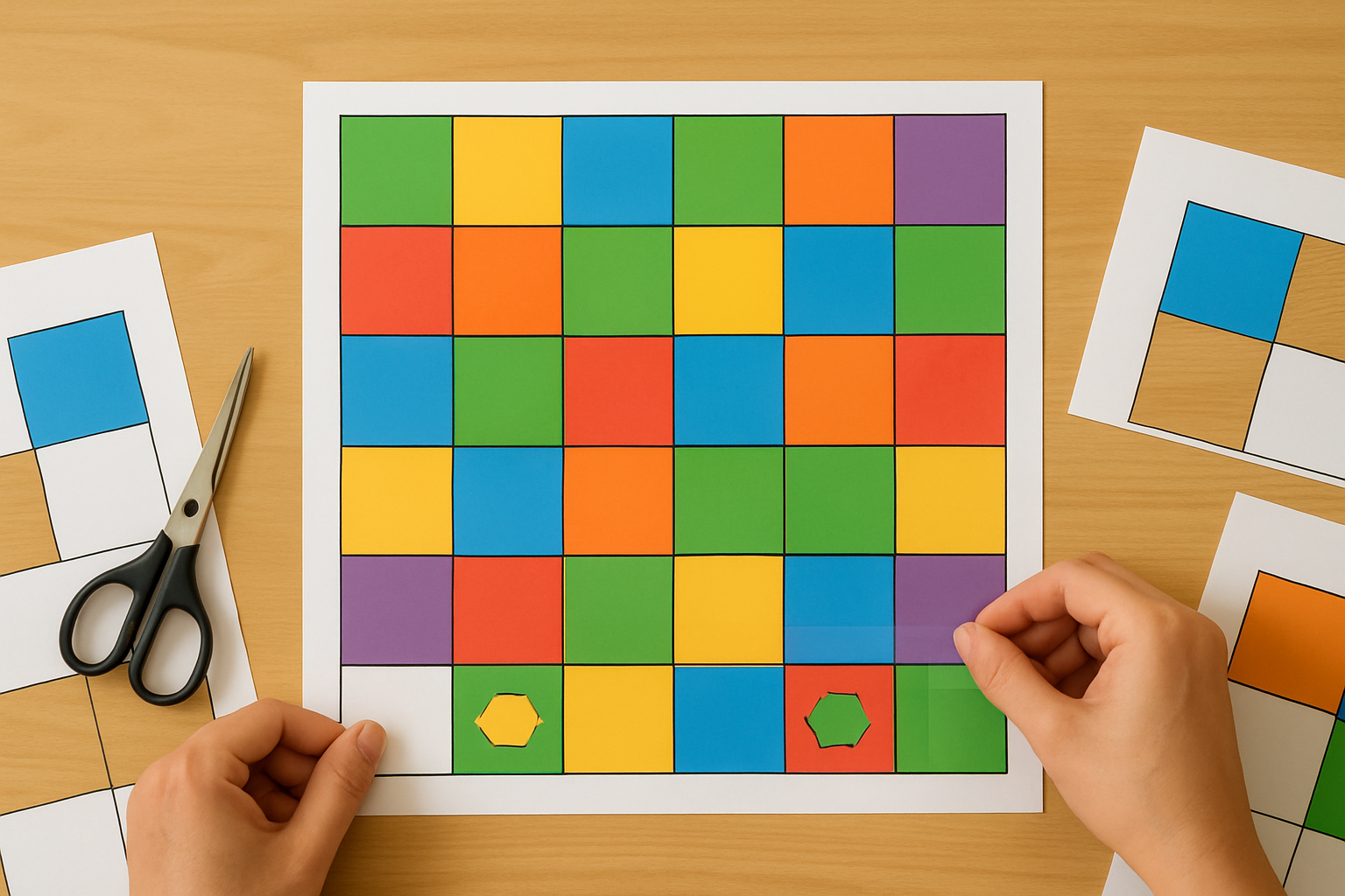 🐝 How to Make a Bee-Bot Mat (with Free Printable 6×6 Template PDF)