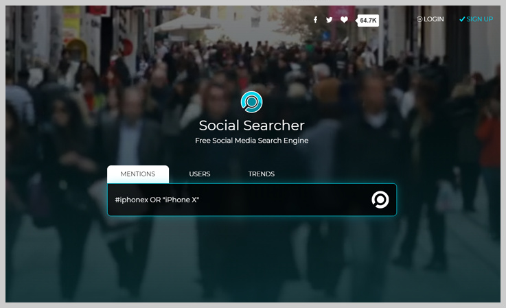 Social Searcher