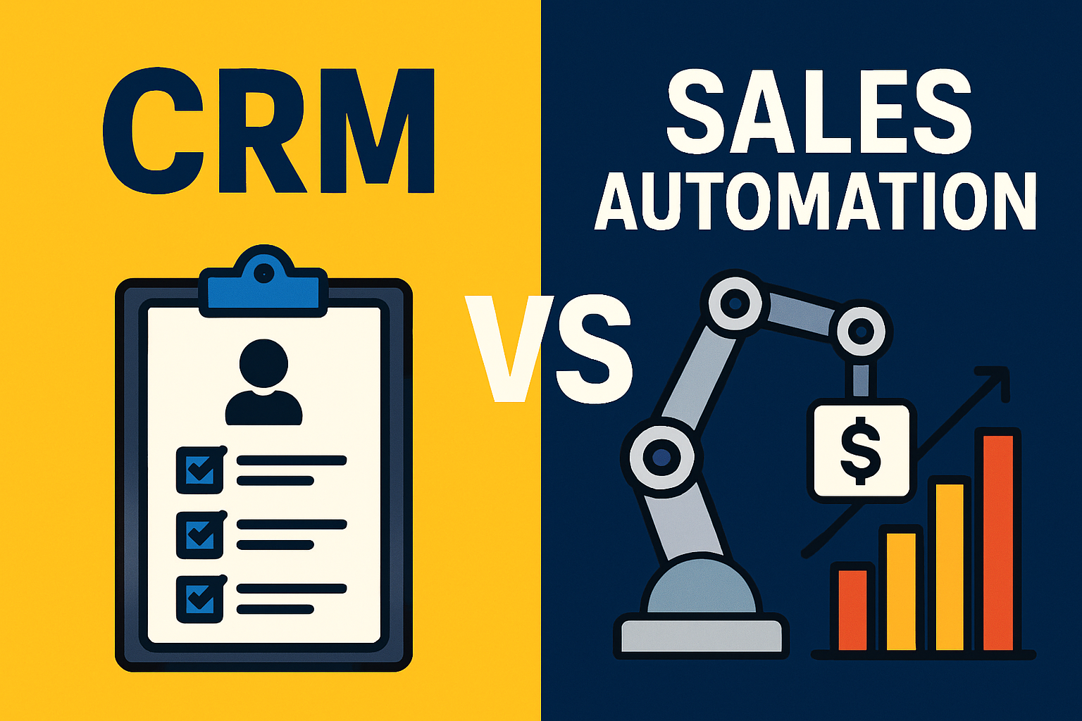 CRM vs Sales Automation: What’s the Difference & Which Does Your Business Need?