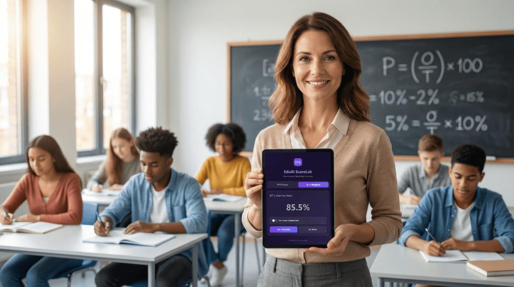EduAI ScoreLab: Smart Grade & Percentage Calculator